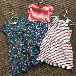 Lot of 3 Hanna Andersson dresses size 120
